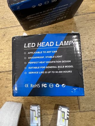 2 Lâmpadas LED H4 para Faróis
