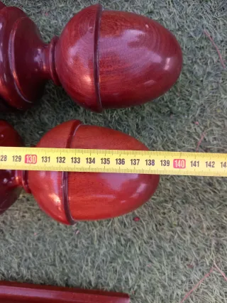 Balaustres madera sapelli