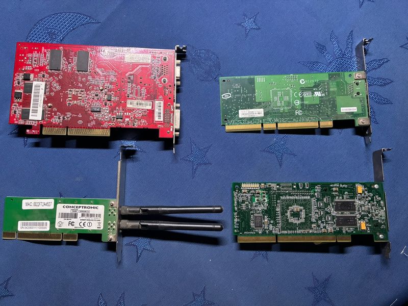 Lote 4 Tarjetas PCI Antiguas afbeelding 2