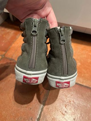 Zapatillas Vans SK8-Hi Checkerboard Verde Talla 42