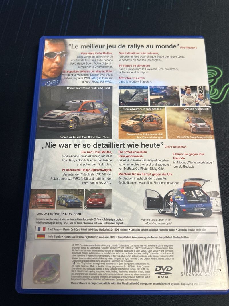 Colin McRae Rally 3 PS2 afbeelding 4