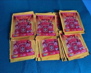 Lote 29 Sobres Álbum Selección Fútbol, panini