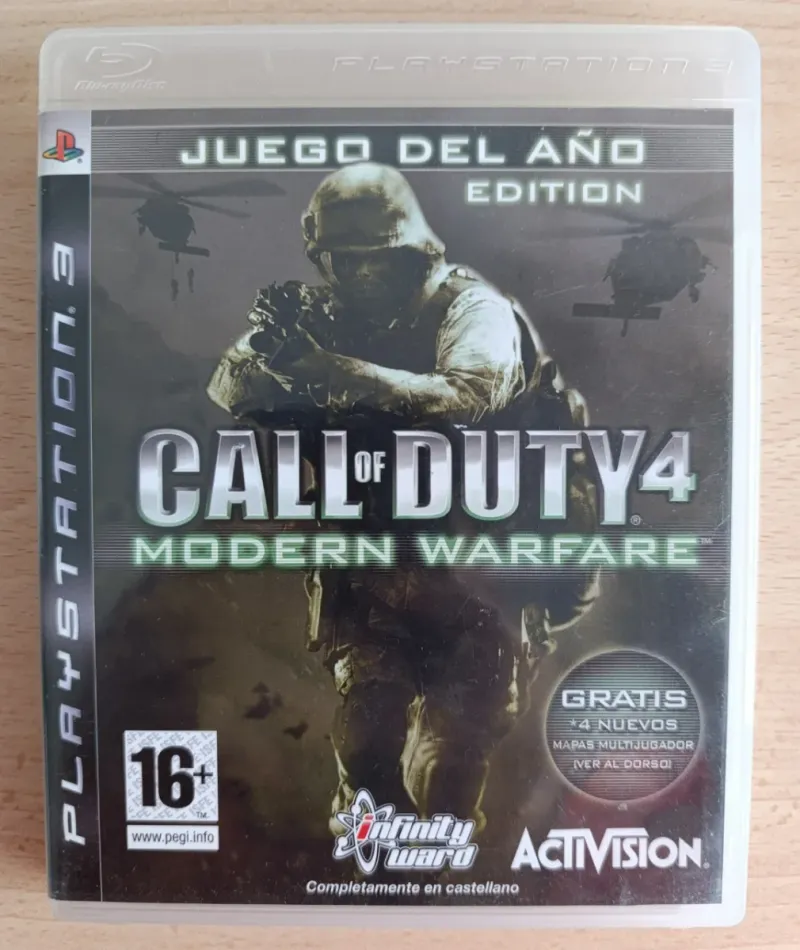 Call of Duty 4: Modern Warfare PS3 Juego del Año
