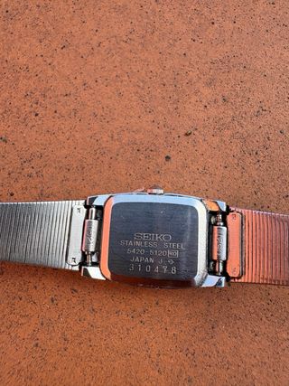 Reloj Seiko Quartz Tank Vintage Rectangular