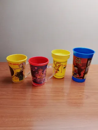 Lote 4 vasos tazas infantiles