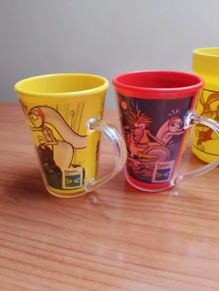 Lote 4 vasos tazas infantiles