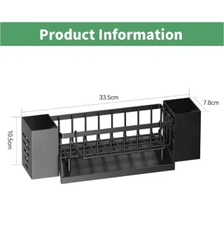 Soporte Fregadero Acero Inoxidable Negro