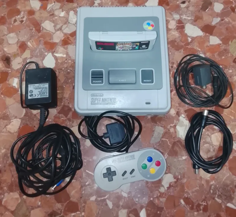 Super Nintendo + Super Mario All-Stars + 1 mando