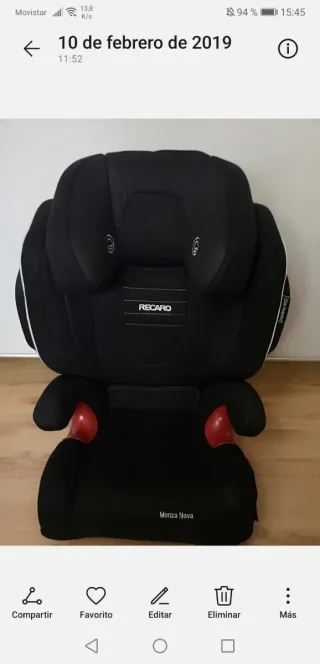 Silla de coche RECARO Monza Nova