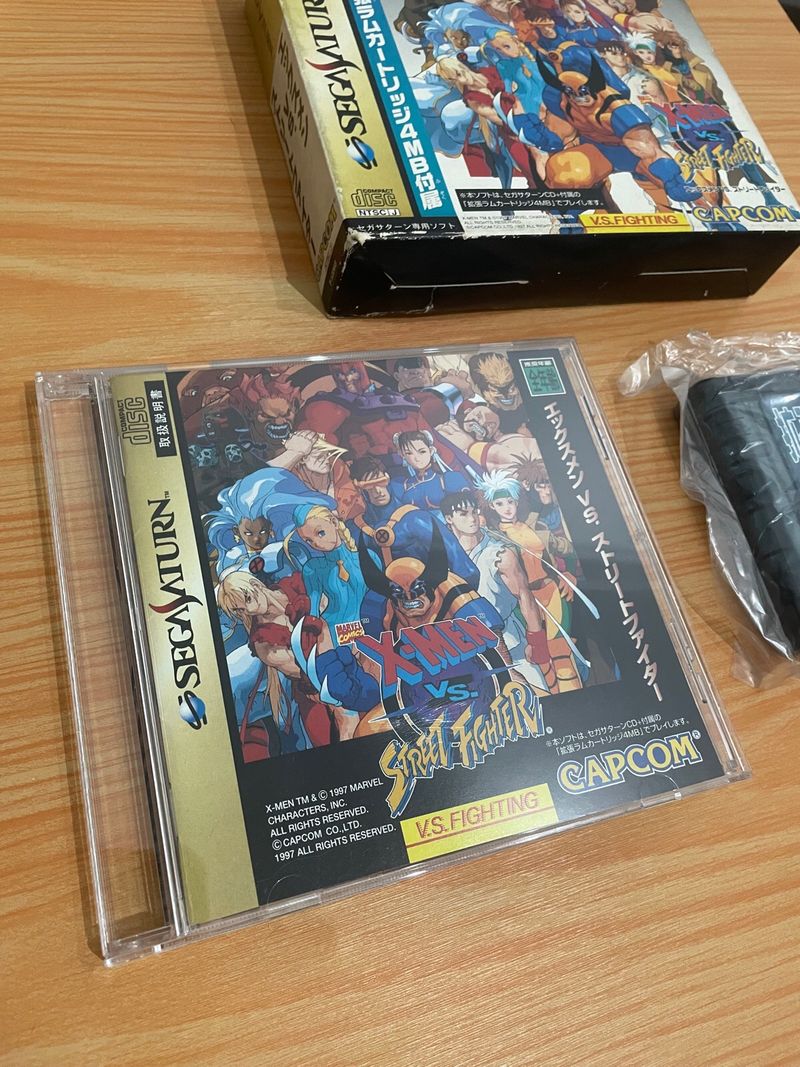 X-MEN VS STREET FIGHTER SEGA SATURN afbeelding 2