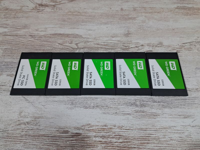 5 x SSD Western Digital Green 120GB