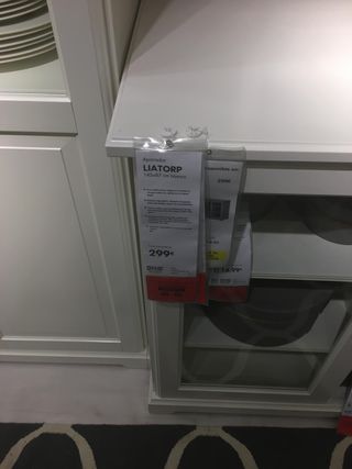 Vitrina Blanca IKEA LIATORP Cristal