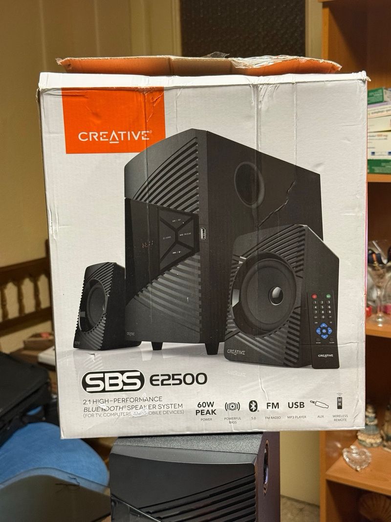 Creative SBS E2500 2.1 Altavoces 60W afbeelding 7