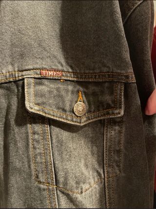Giacca Jeans Vintage Uomo XXL Grigio