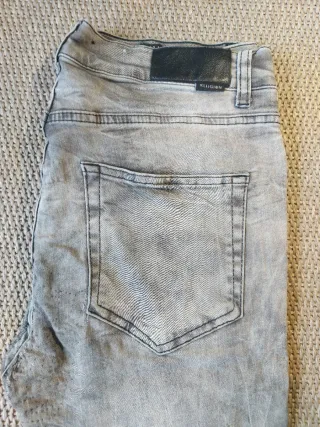 Jeans Religion Talla 33 Gris Moto