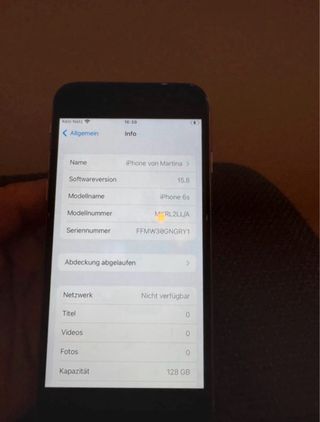 iPhone 6s 128GB Nero/Argento