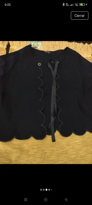 Chaqueta Pilar Prieto Azul Talla XL