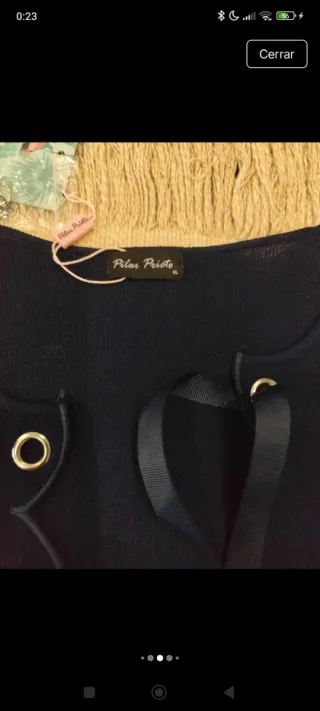 Chaqueta Pilar Prieto Azul Talla XL