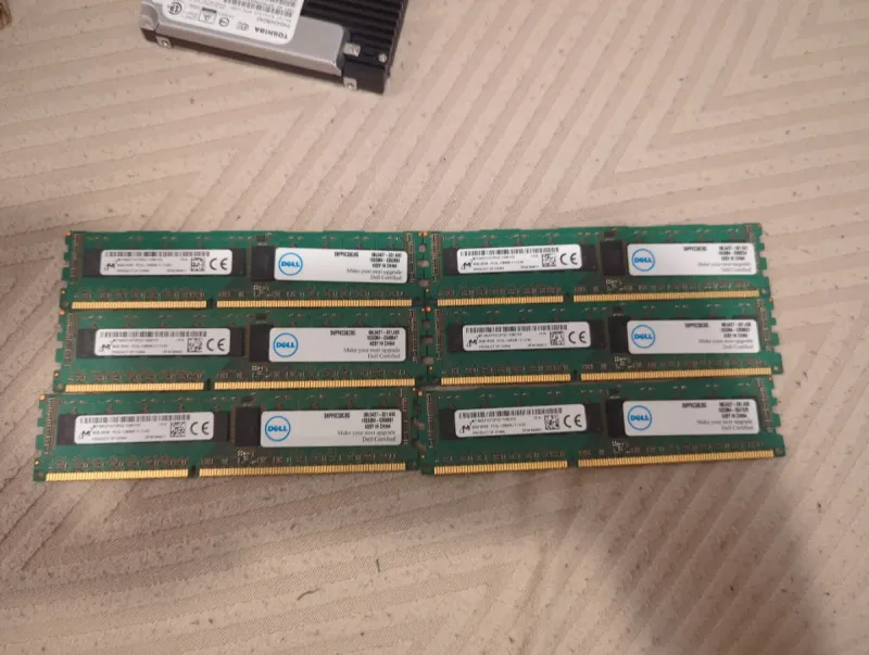 6x 8GB DDR3 ECC RAM SNPPKCG9C/8G