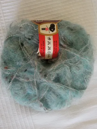 12 Ovillos Lana Torredemer Austria Gris verdoso