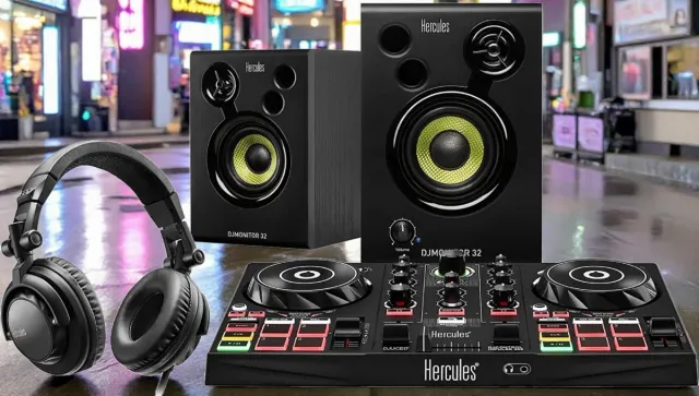 Mesa de mezclas, Altavoces y Auriculares