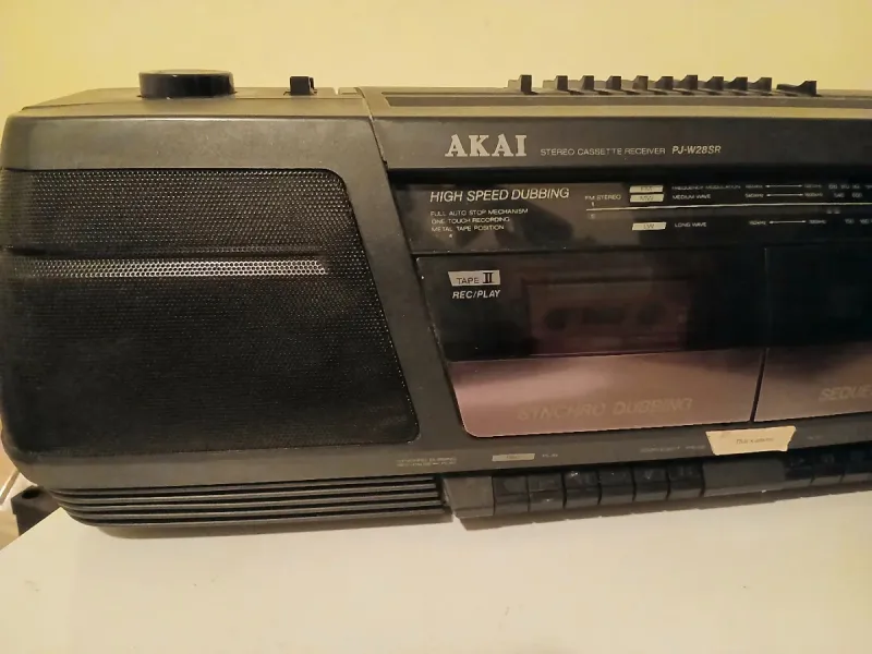 Receptor estéreo de cassette Akai PJ-W28SR afbeelding 2