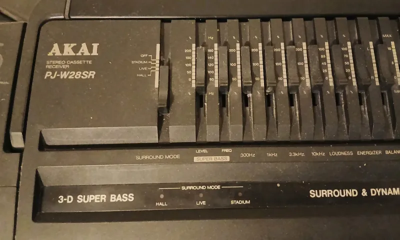 Receptor estéreo de cassette Akai PJ-W28SR afbeelding 4