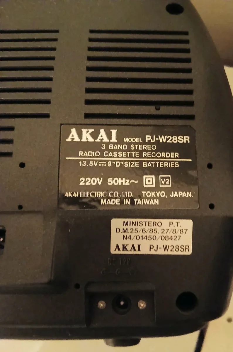 Receptor estéreo de cassette Akai PJ-W28SR afbeelding 9