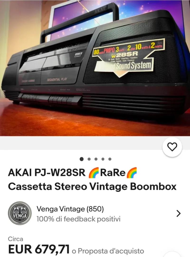Receptor estéreo de cassette Akai PJ-W28SR afbeelding 10