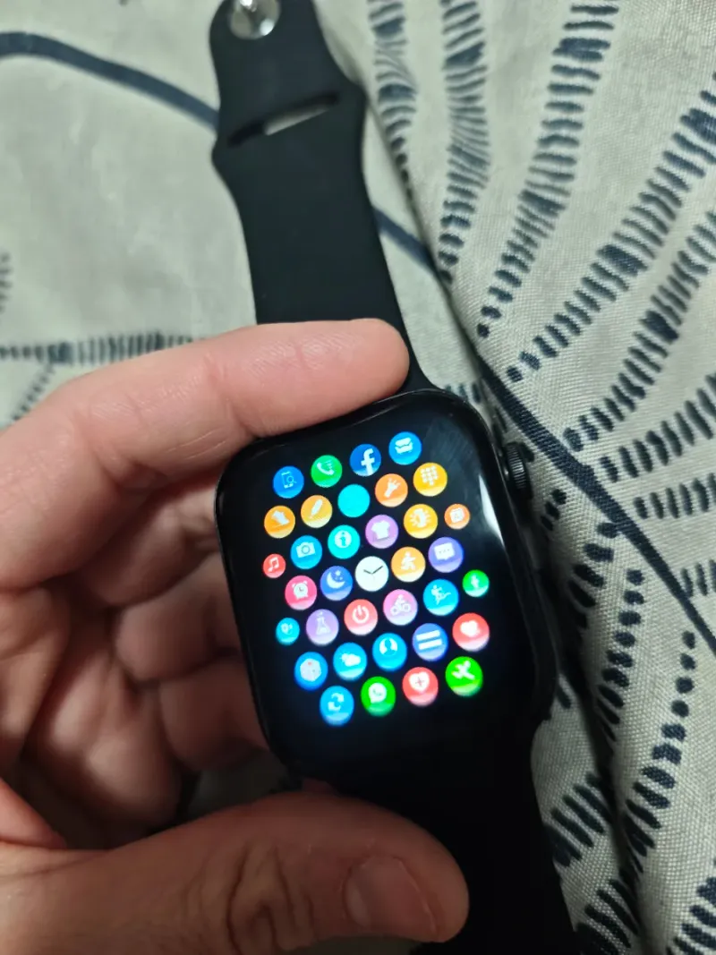 Smartwatch T100 Plus + 3 pulseras repuesto. afbeelding 5