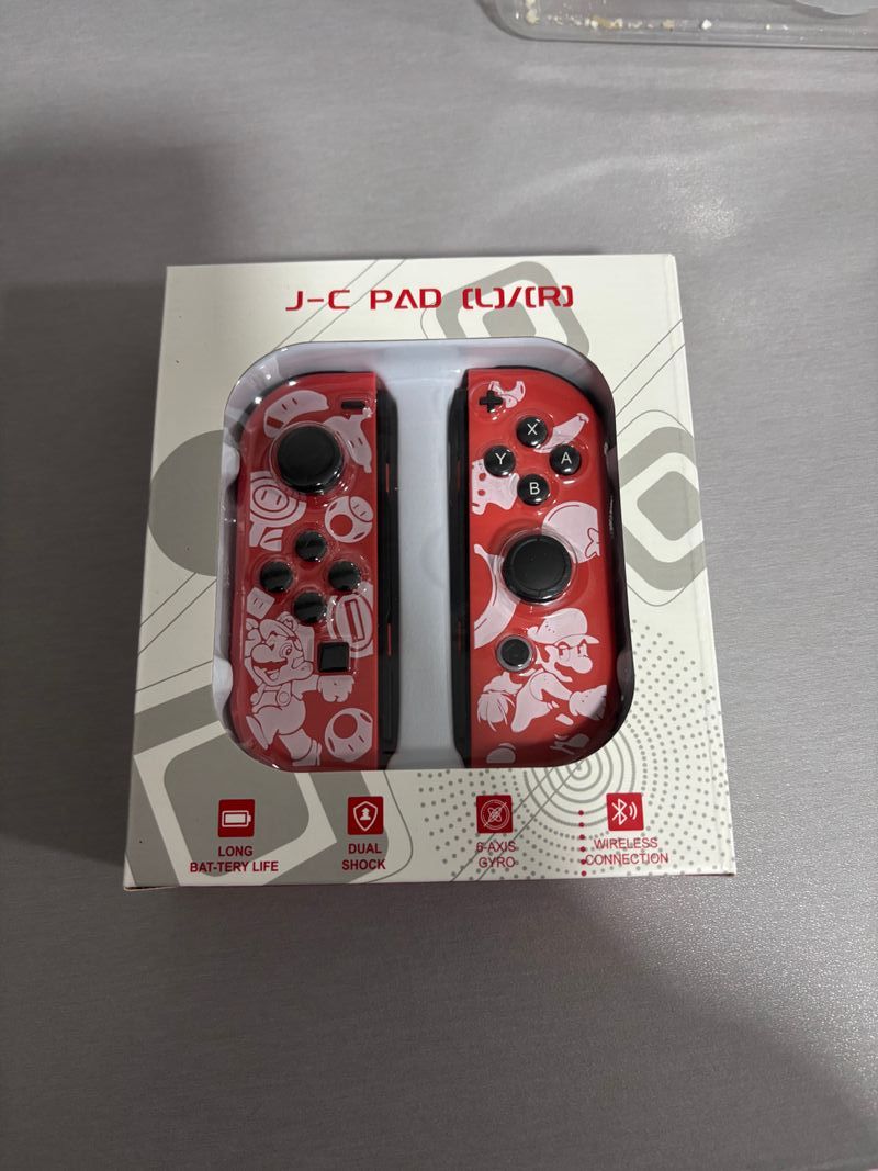 Joycons Mario J-C Pad (L)/(R) Switch