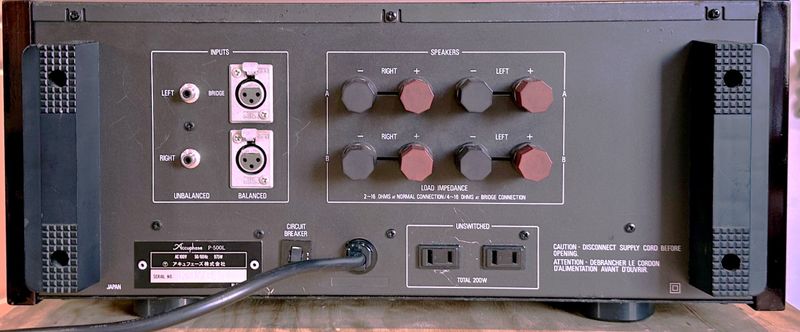 Accuphase P-500L Amplificador Revisado afbeelding 9