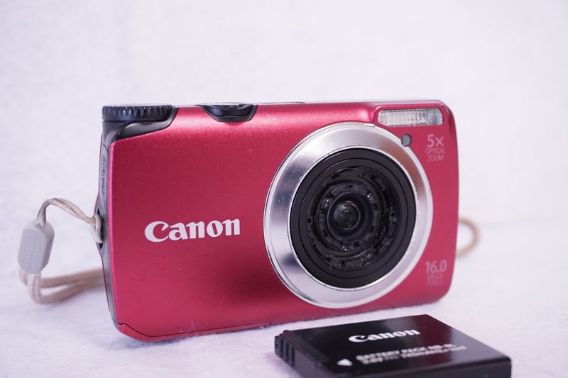 Cámara Canon PowerShot A3300 IS Roja afbeelding 2