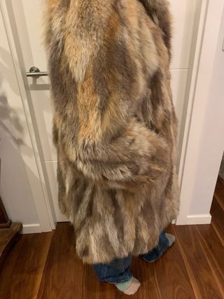 Abrigo de piel mujer