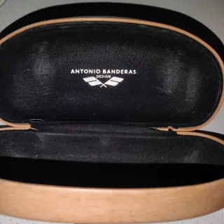 gafas Antonio banderas madera Arena marrón