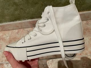 Zapatillas Converse plataforma blancas