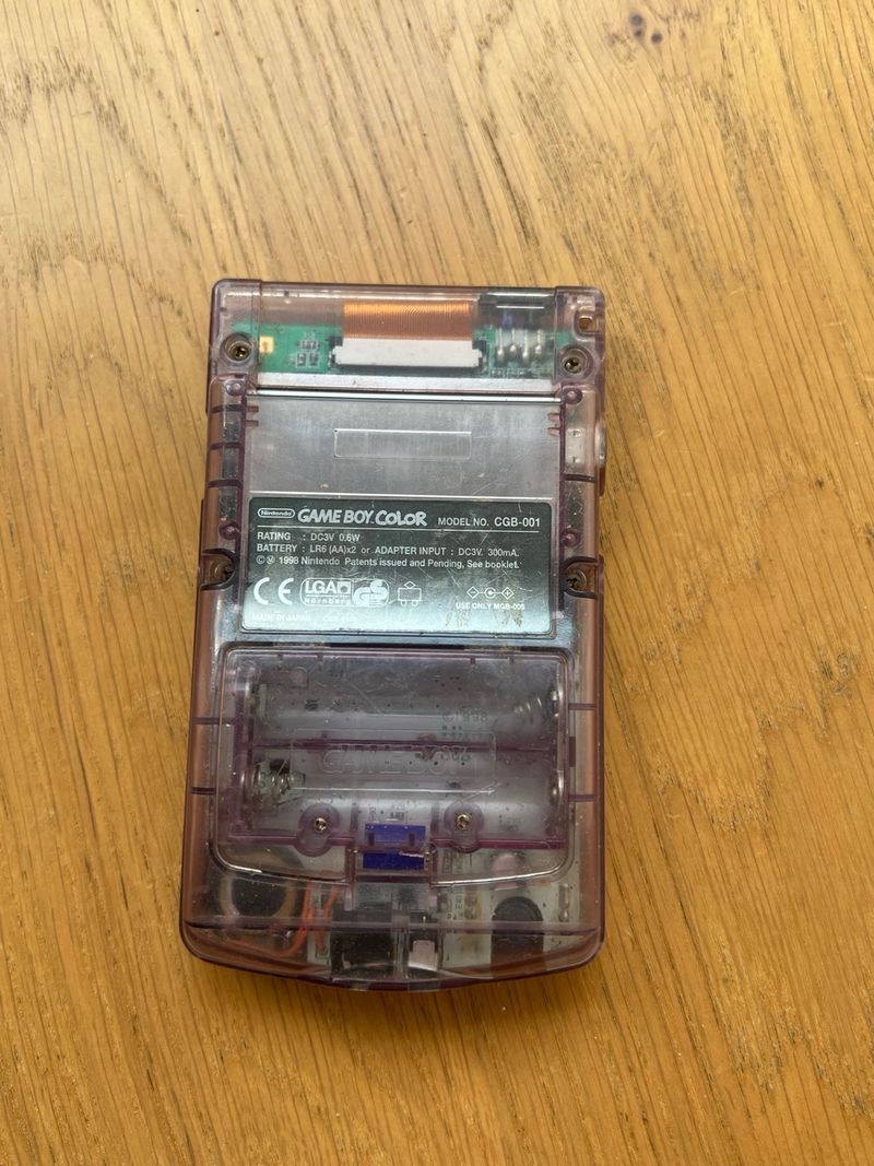 Nintendo Game Boy Color transparente afbeelding 3