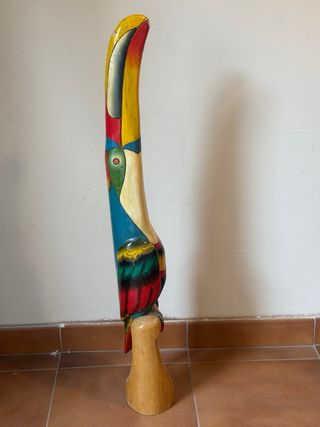 Tucán de Madera Multicolor