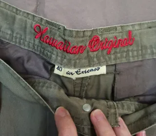 Pantalón cargo verde militar
