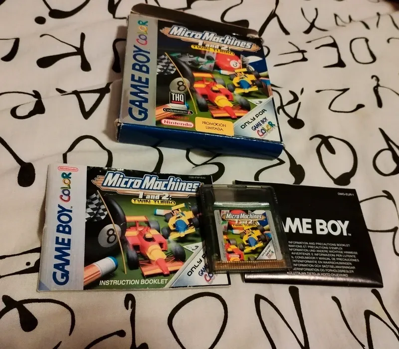 Micro Machines 1&2 Game Boy Color Completo afbeelding 3
