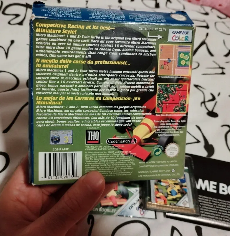 Micro Machines 1&2 Game Boy Color Completo afbeelding 2