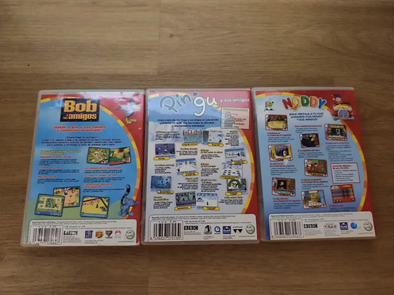 Lote 3 Juegos PC CD Bob, Pingu, Noddy BBC afbeelding 2