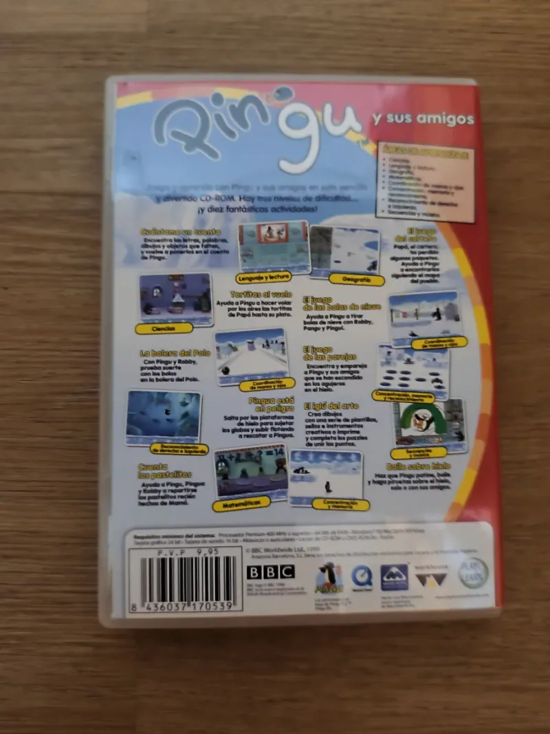 Lote 3 Juegos PC CD Bob, Pingu, Noddy BBC afbeelding 4