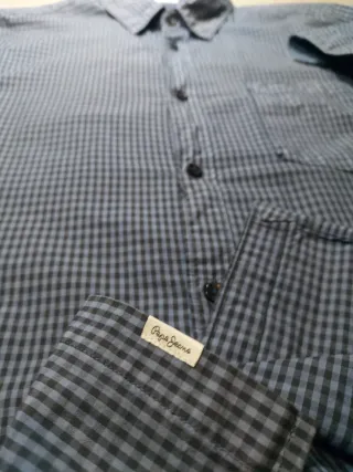 Camisa Pepe Jeans cuadros azul