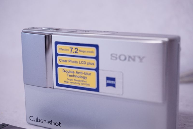Cámara Sony Cyber-shot DSC-T10 Plata afbeelding 3