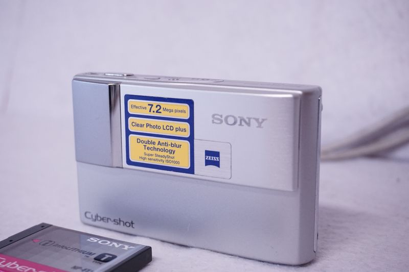 Cámara Sony Cyber-shot DSC-T10 Plata afbeelding 4