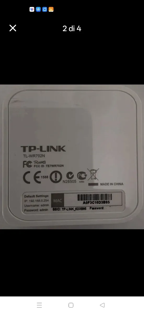 TP-Link TL-WR702N Nano Router Adaptador afbeelding 3