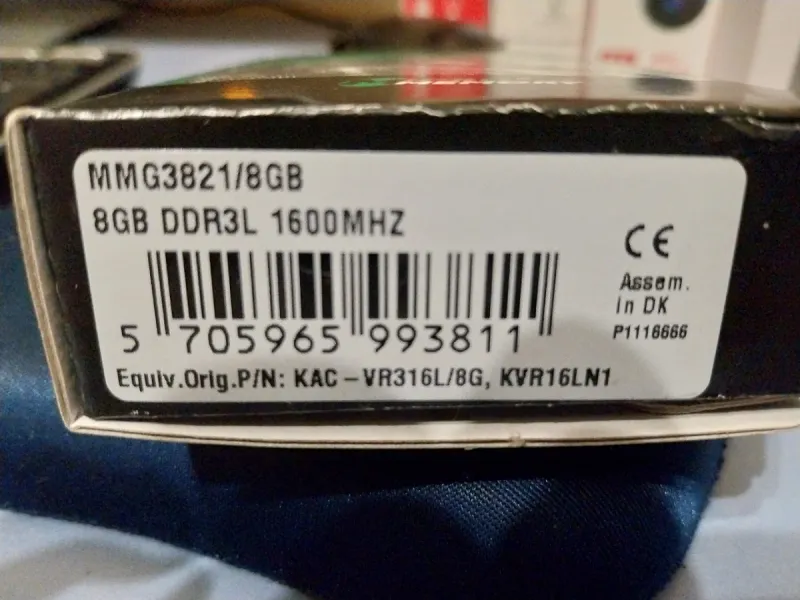 Memoria 8GB DDR3L 1600 MHZ afbeelding 2