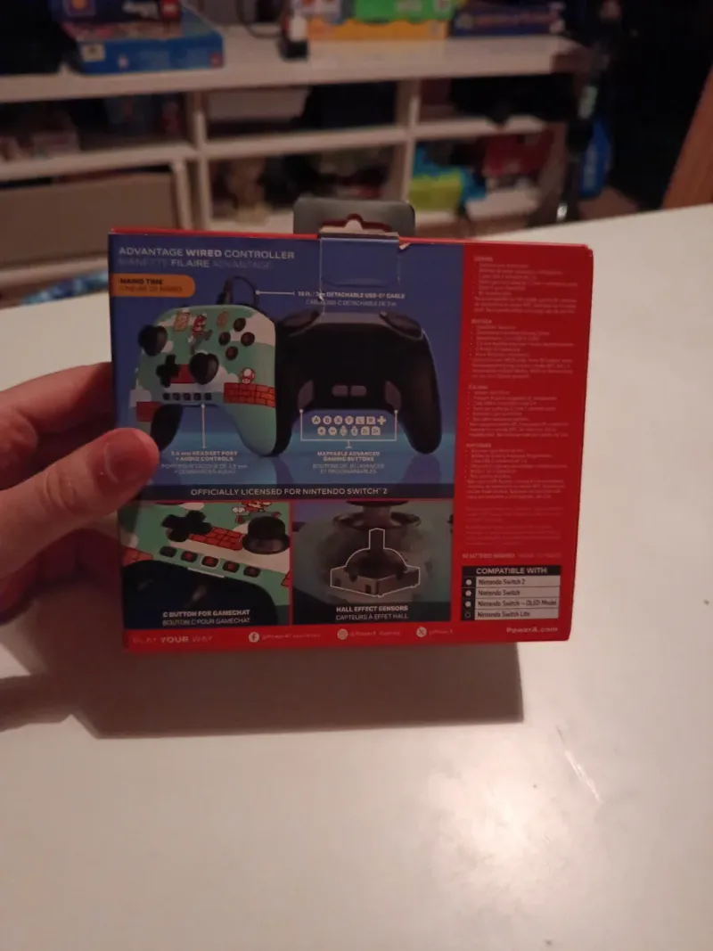 Mando Nintendo Switch PowerA Super Mario afbeelding 2