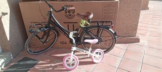 Bicicleta d Niña Holandesa + Bici Infantil kado